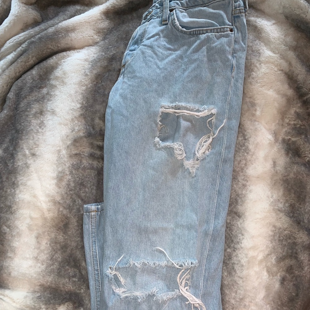 Ripped Blue Jeans